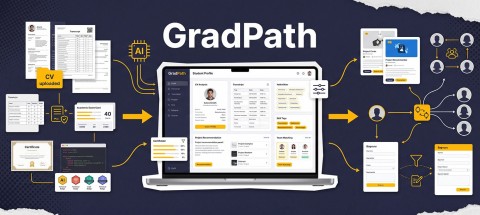 GradPath: Öğrencilerin Yetkinliklerini Görünür Kılan ve Doğru Projelerle Buluşturan Akıllı Platform