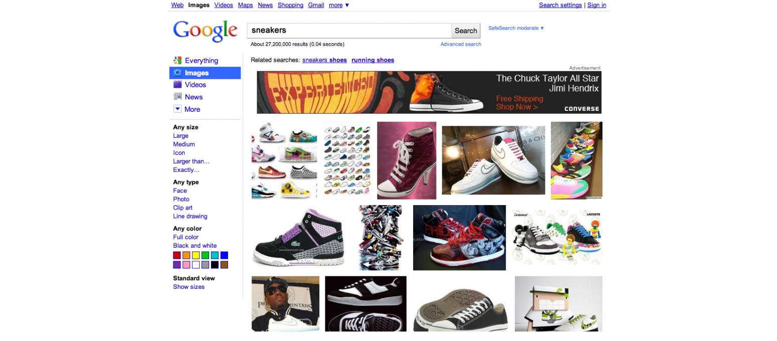 Google Görseller: Görüntülü Reklam Denemesi